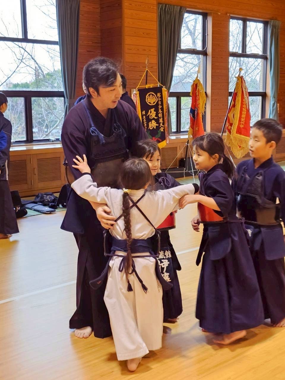 武蔵館の稽古