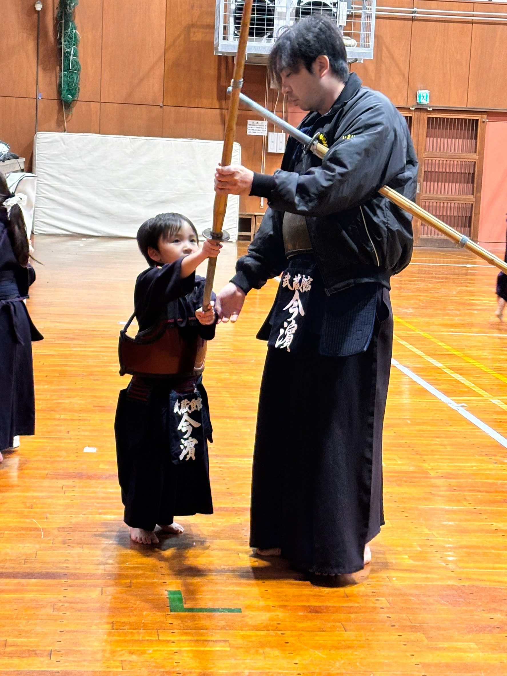 武蔵館の稽古
